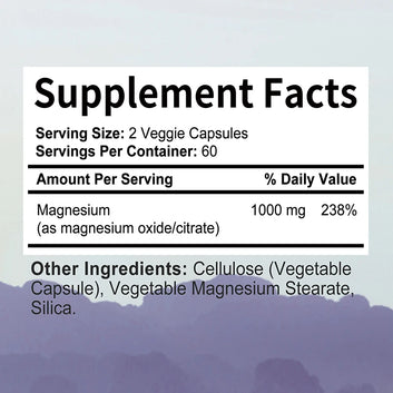 Magnesium Citrate 1000mg - Dietary