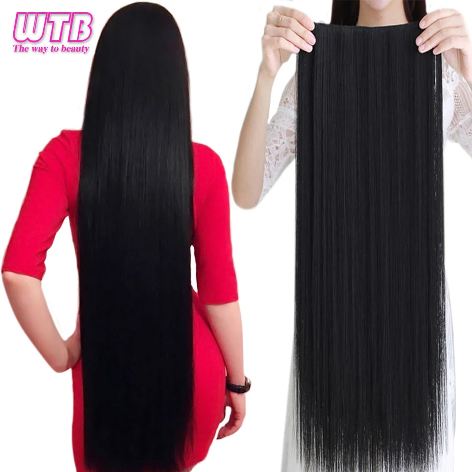 WTB Synthetic 100cm 5 Clip In Hair Extension